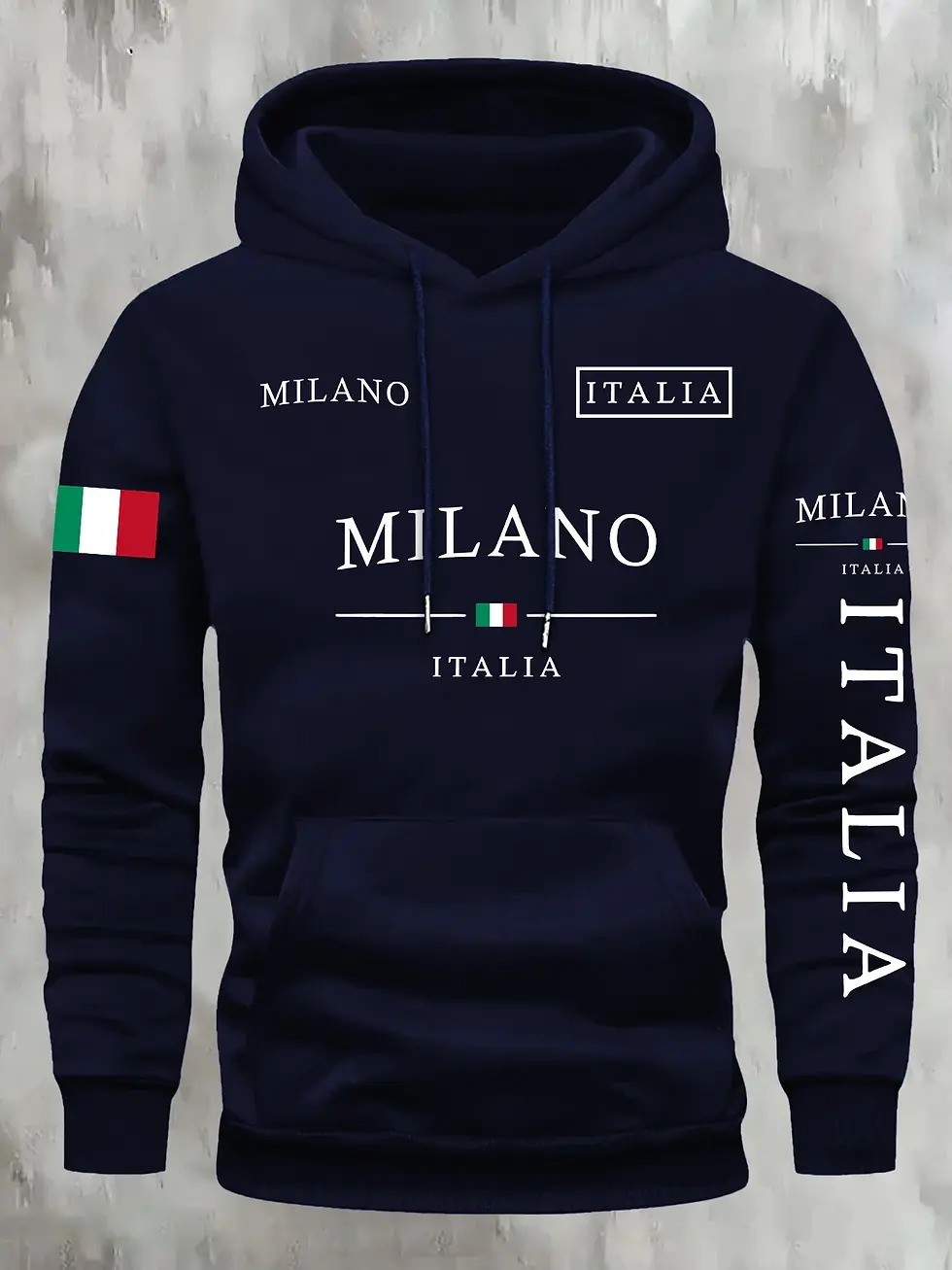 Miniatura: ITALIA MILANO Men Women Hoodie Outdoor Street Casual Sports Vacation Trend Sprin
