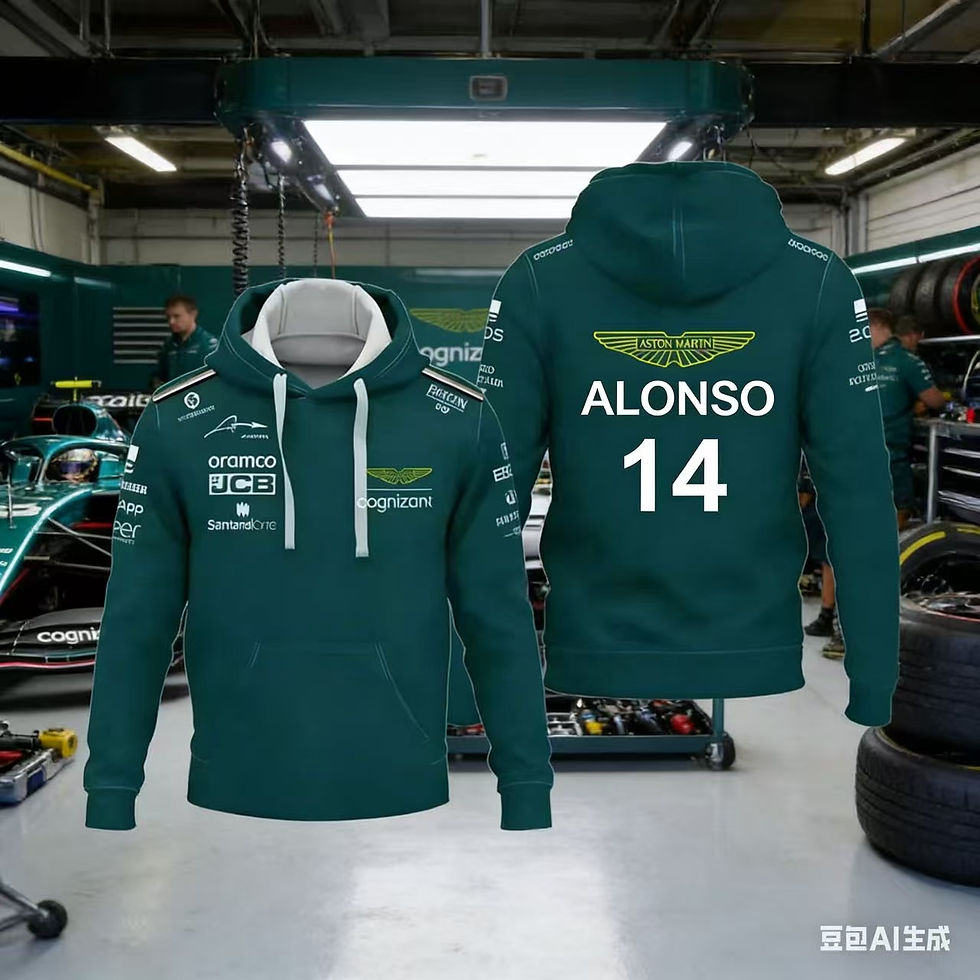 Miniatura: 2026Aston Martin Fernando Alonso No. 14 Zipper Hoodie Men's and Women's Fashion 