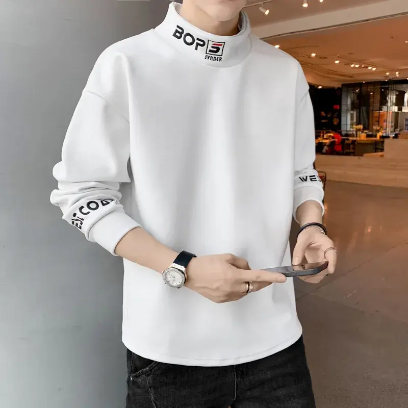 Miniatura: Fashion 2022 Fleece Heating Warm Sports Sweater Men's Autumn Casual Pullover Men