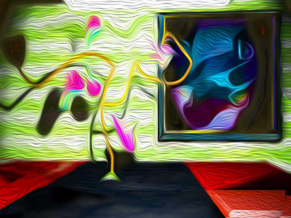 Flowers on the piano