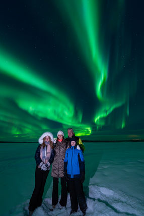 Family Northern Lights Tour Levi