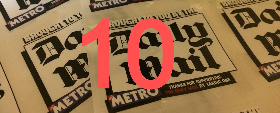 Thumbnail: 10x Anti-Mail/Metro stickers (Cost Price)