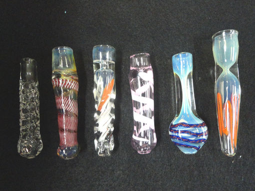 Glass Chillum Assortment at Mystic Moods Omaha