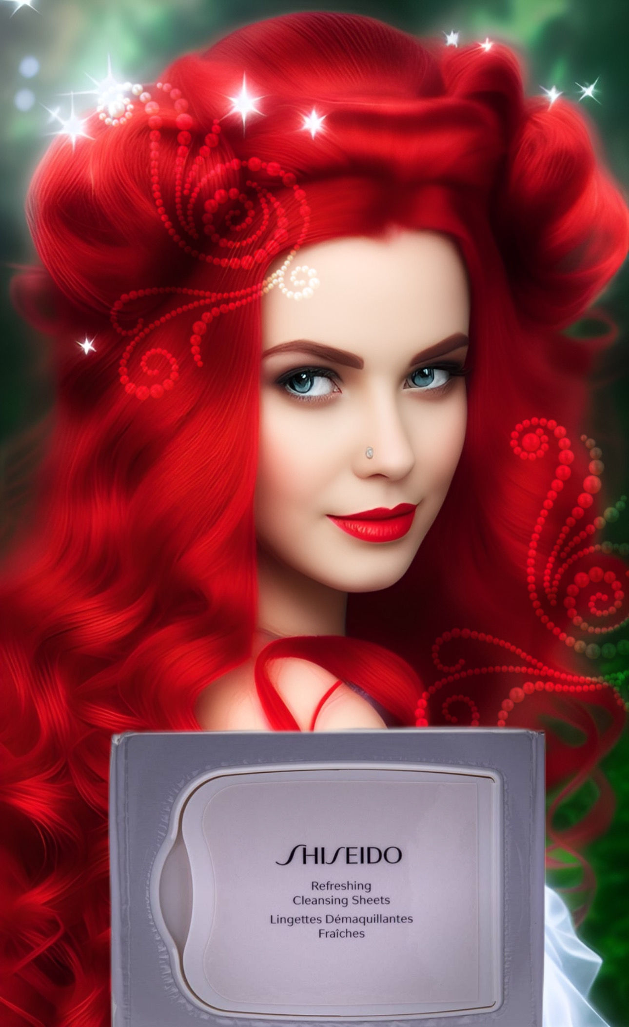 Shiseido cleansing wipes.