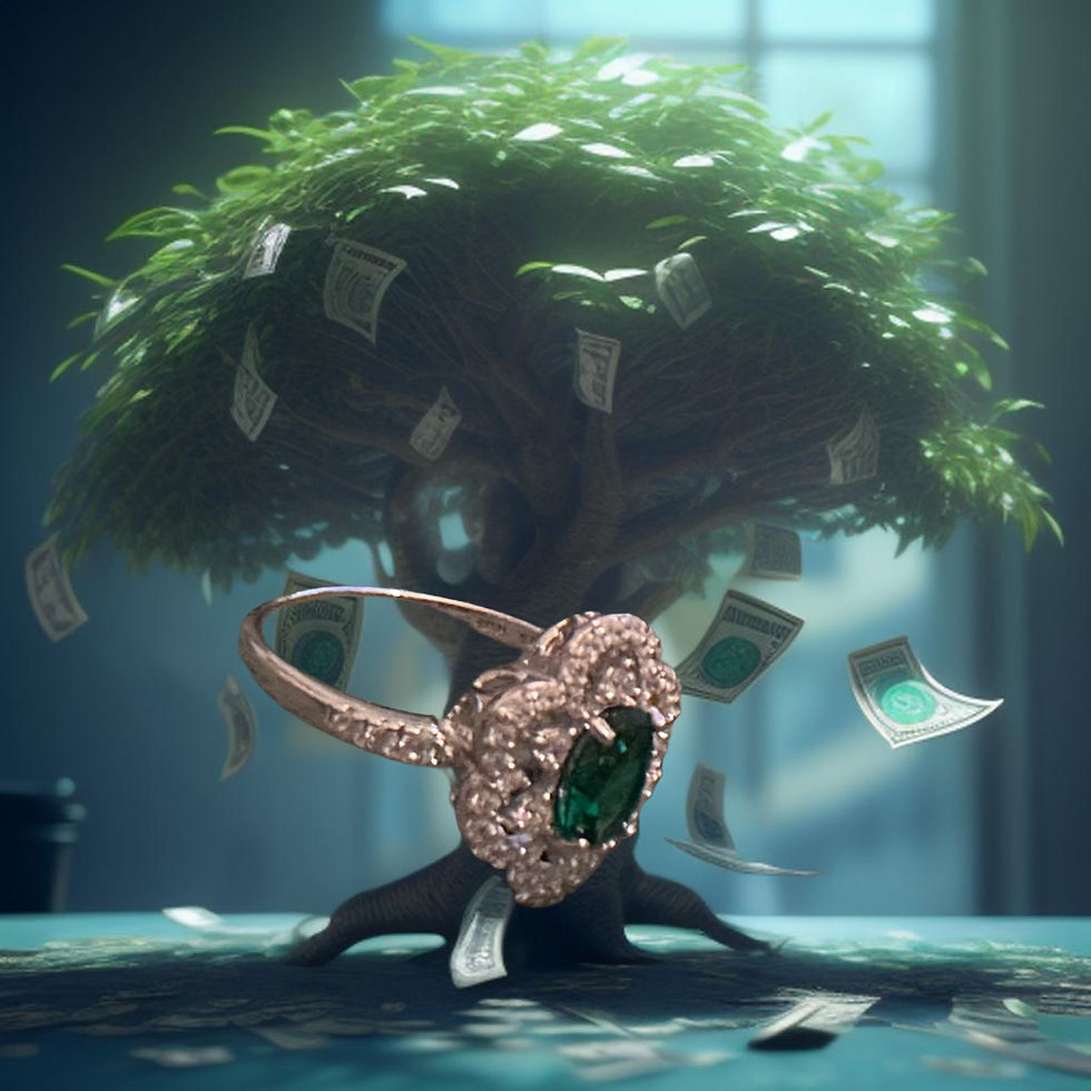 Thumbnail: Whispers of Wealth THE RING SZ 8