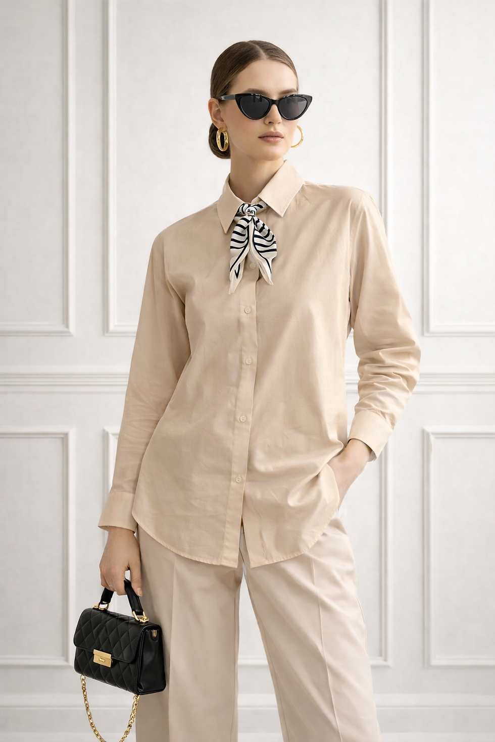 Miniatura: Camisa con pañoleta 