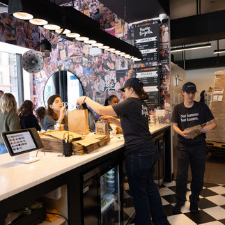 Image of customers at Upper East Side Location.