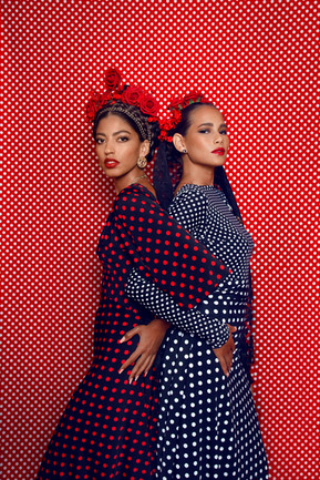 2 women.