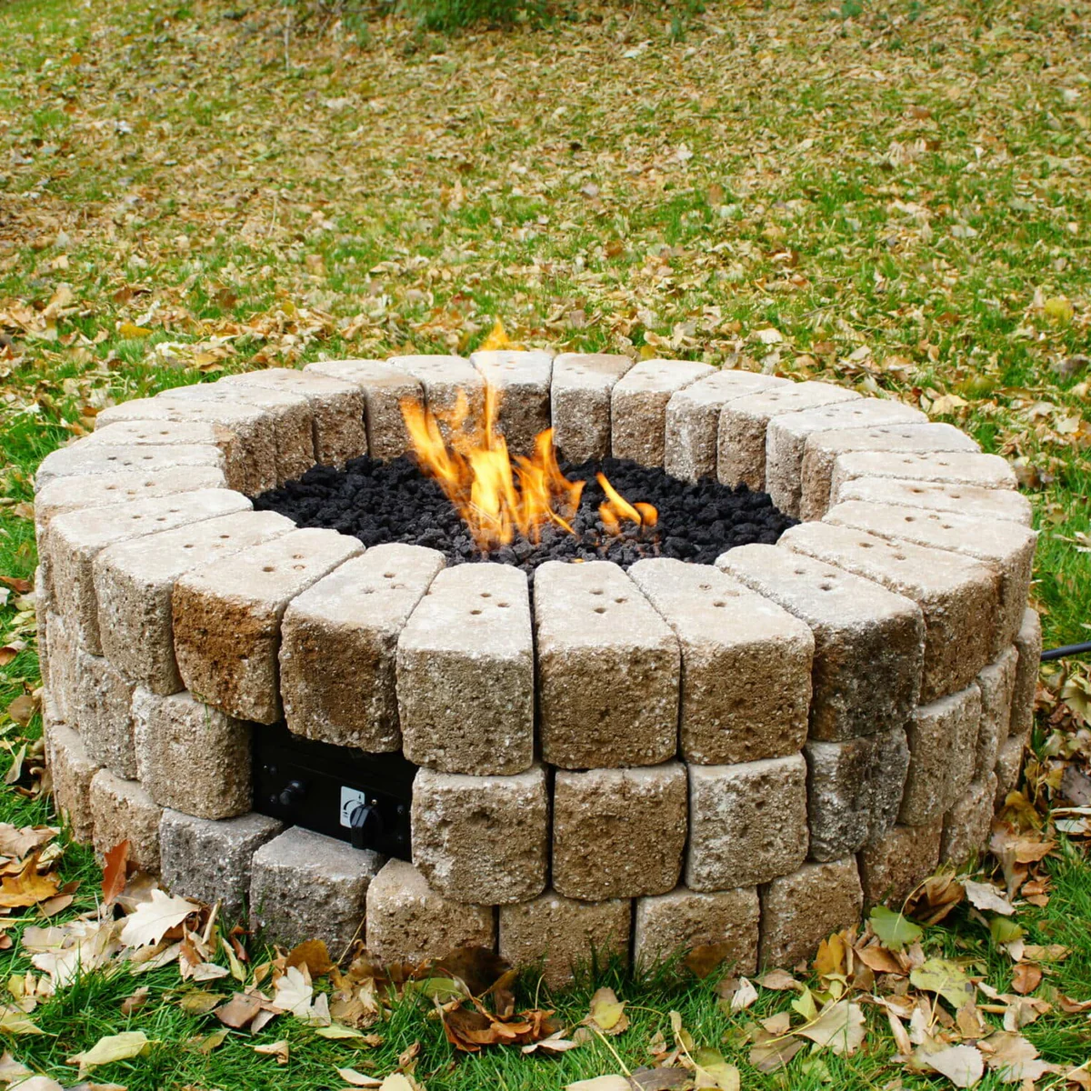 Fire Pit DIY with Bricks