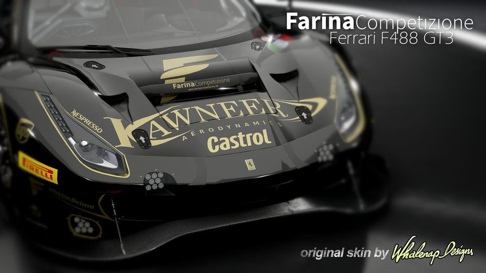 Ferrari F488 GT3 ACC custom skin
