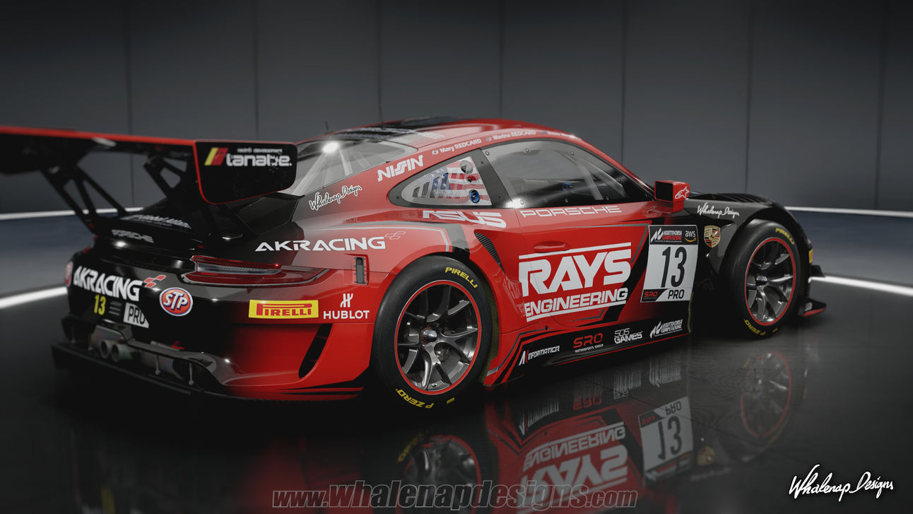 911 II GT3R custom ACC skin