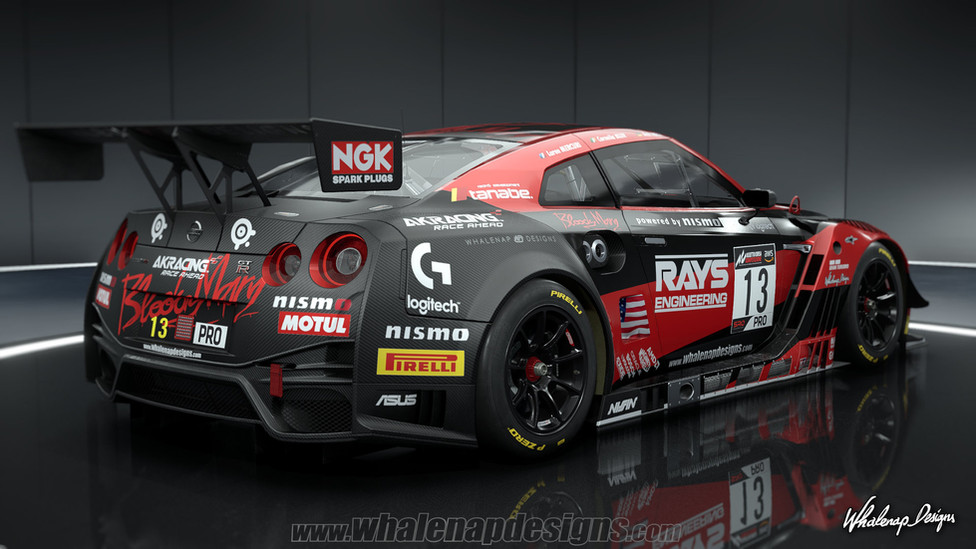 Nissan GTR GT3 evo custom ACC skin