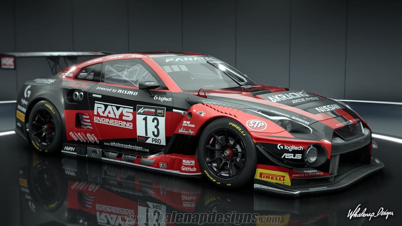Nissan GTR GT3 evo custom ACC skin