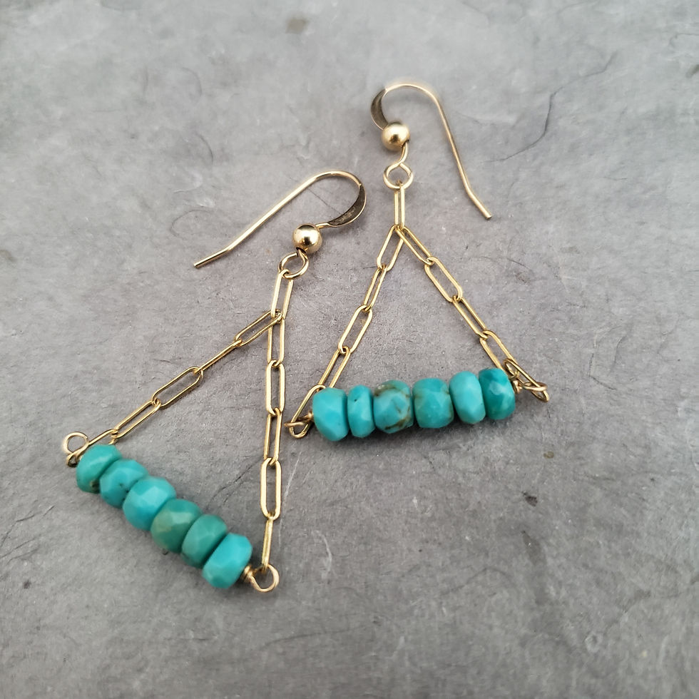 Thumbnail: Turquoise Mini Triangles