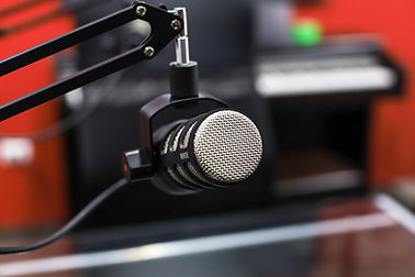 microfono profesional de podcast en Gabicho