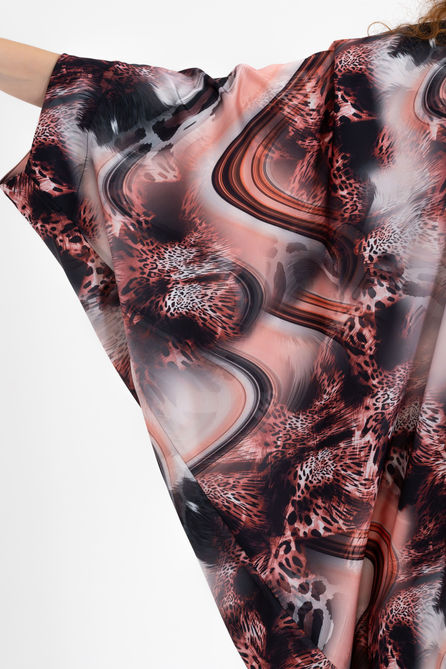 IAP Leopard Dreams Modern Kaftan - Right Front Sleeves View