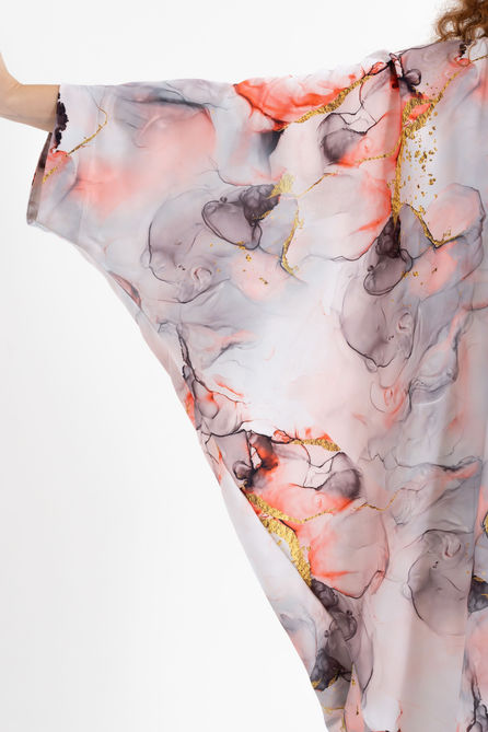 IAP Marble Princess Modest Kaftan - Right Front Sleeves View