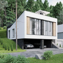 Modernios architektūros namas