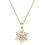 Thumbnail: Stainless steel Necklace Gold Plated 18k Crystal stones