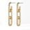Thumbnail: Stainless steel Earring Crystal stones