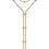 Thumbnail: Stainless steel Necklace Gold Plated 18k
