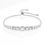 Thumbnail: Stainless steel Bracelet   18k.  crystal stones