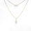 Thumbnail: Stainless steel Necklace Gold Plated 18k