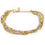 Thumbnail: Stainless steel Bracelet Gold Plated 18k Crystal stones