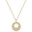 Thumbnail: Stainless steel Necklace Gold Plated 18k Crystal stones