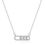 Thumbnail: Stainless steel Necklace  18k Crystal stones