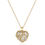 Thumbnail: Stainless steel Necklace Gold Plated 18k Crystal stones