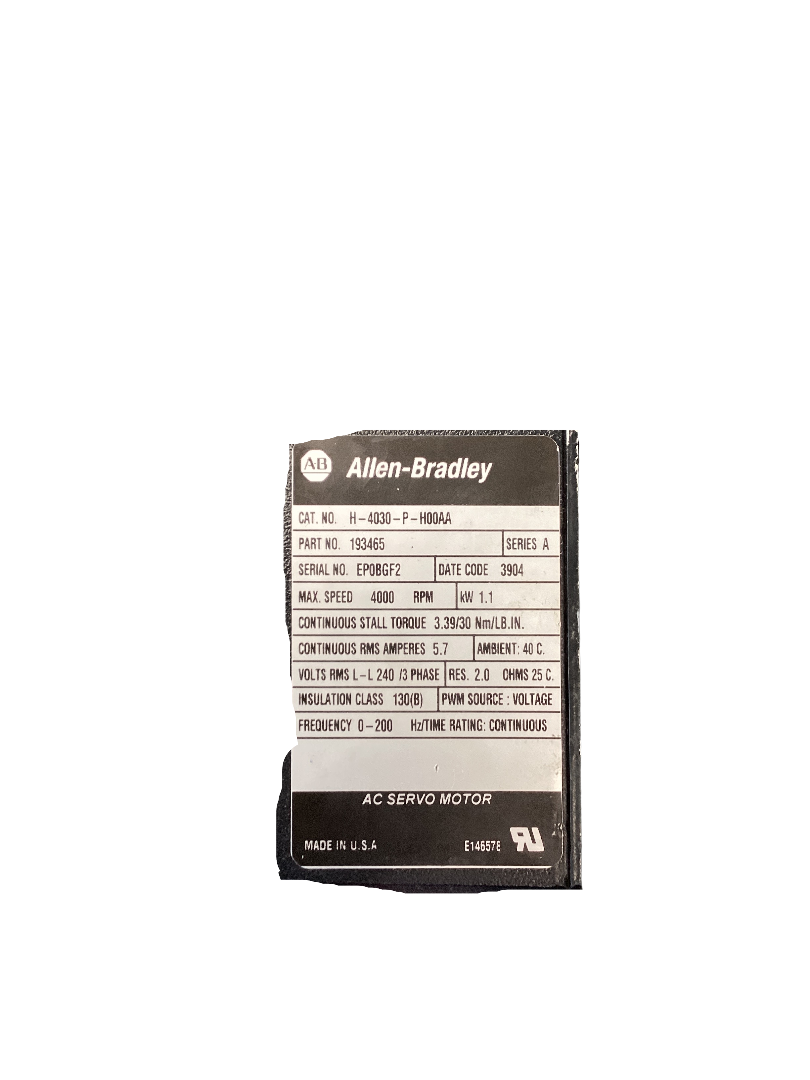 Miniaturbild: Allen Bradley H-4030-P-H00AA