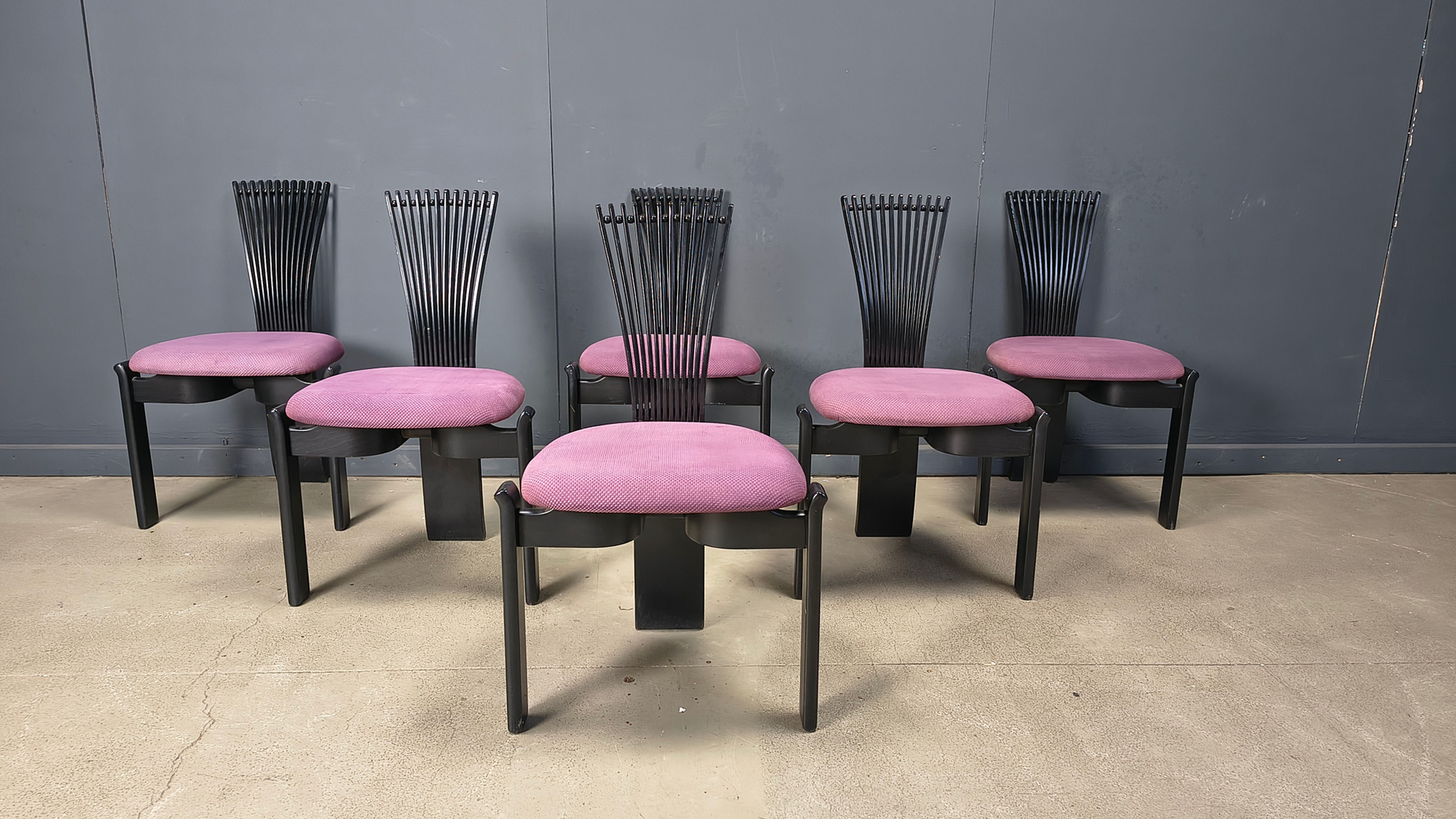 Postmodern dining chairs by Torsten Nilsen For Westnofa, 1980s