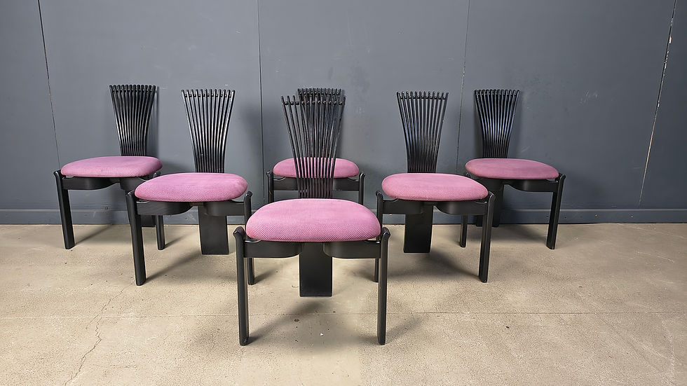 Thumbnail: Postmodern dining chairs by Torsten Nilsen For Westnofa, 1980s