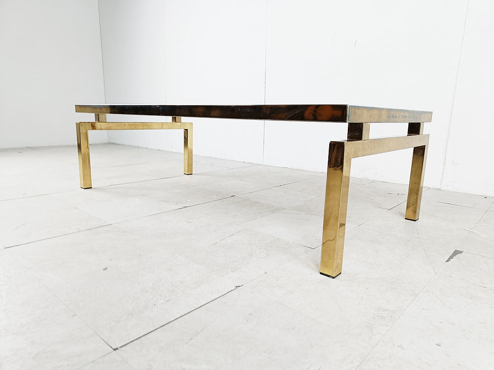 Brass coffee table, 1970s