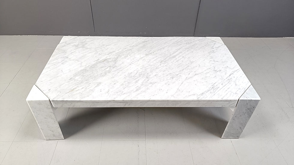 Thumbnail: Vintage italian marble coffee table, 1970s