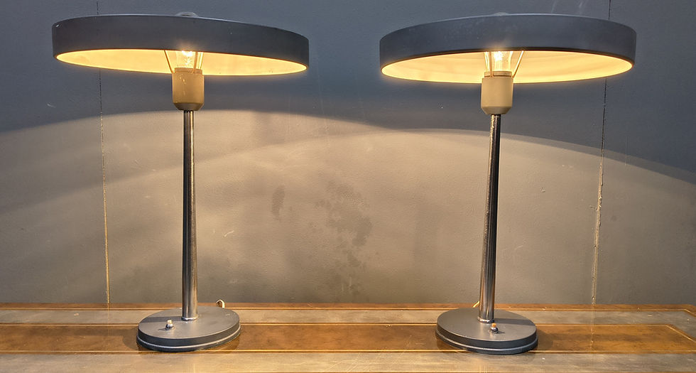 Thumbnail: Vintage louis kalff desk lamps - set of 2, 1960s