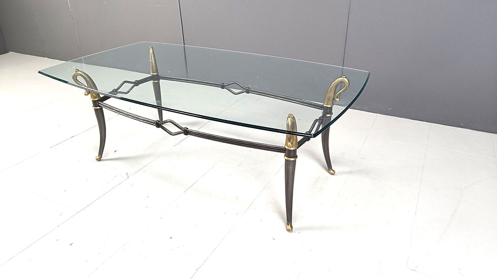 Thumbnail: Mid century hollywood regency coffee table, 1960s