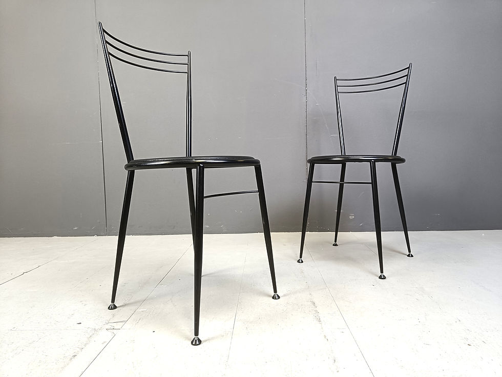 Thumbnail: Vintage dining chairs by Calligaris, 1980s