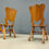 Thumbnail: Brutalist oak dining chairs, Netherlands - 1960s