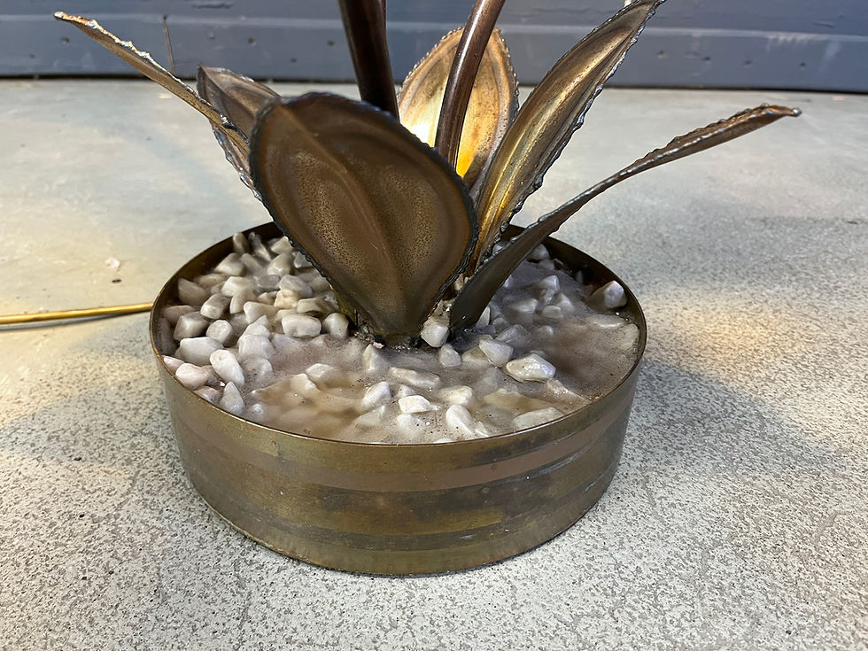 Thumbnail: Maison jansen lotus floor lamp, 1970s