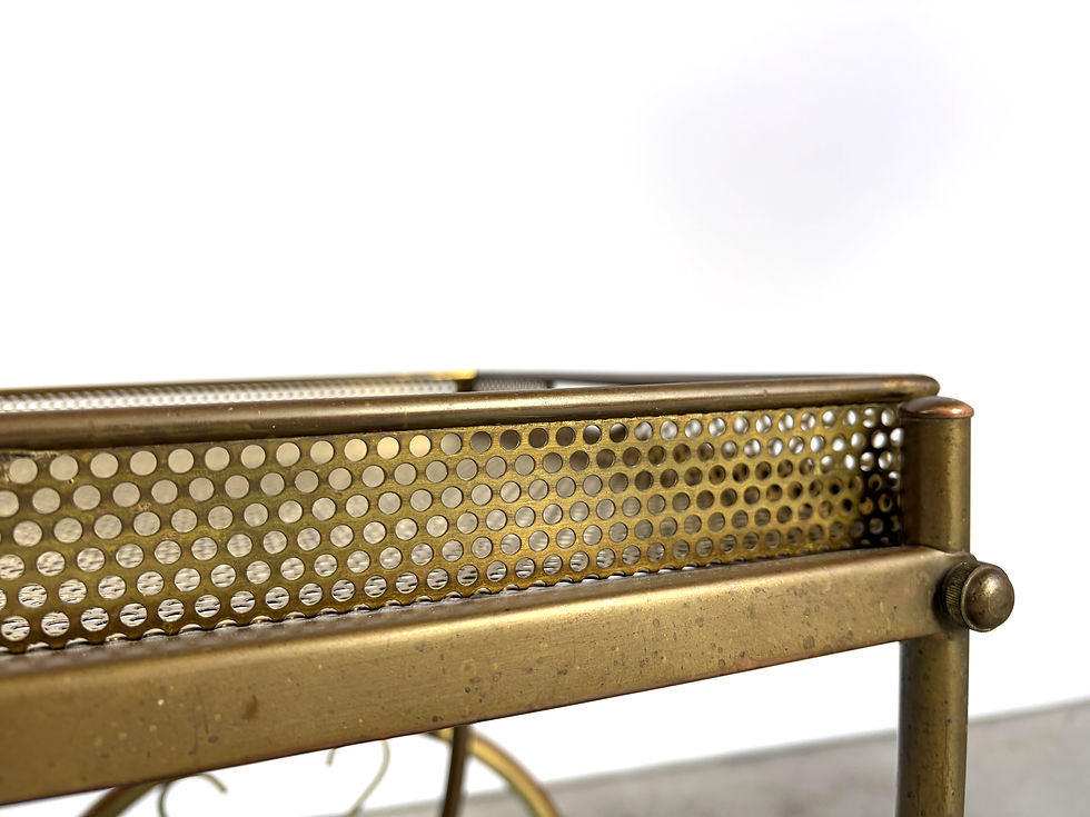 Thumbnail: Serving Trolley in Perforated Metal by Josef Frank for Svenskt Tenn, Sweden, 195