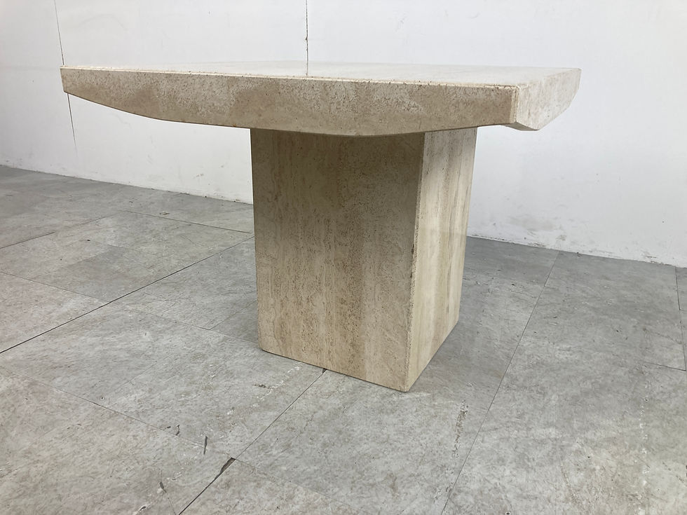 Thumbnail: Vintage travertine coffee table, 1970s