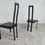 Thumbnail: Vintage postmodern dining chairs, 1980s