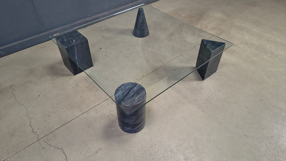 Thumbnail: Vintage italian marble coffee table, 1970s