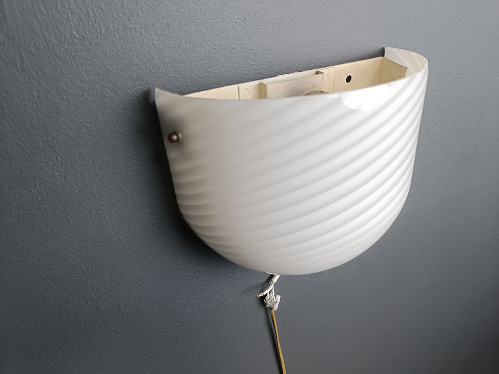 Thumbnail: Murano Swirl Glass Sconce by VM-Vetri, Italy, 1970s