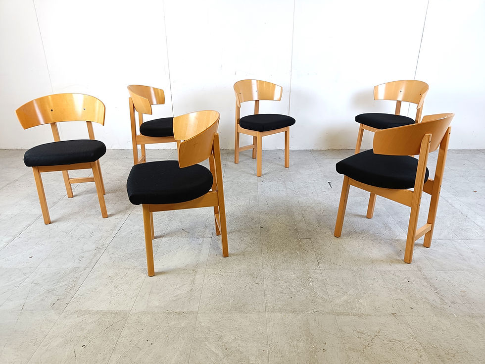 Thumbnail: Vintage Ikea dining chairs by Niels Gammelgaard, 1990s