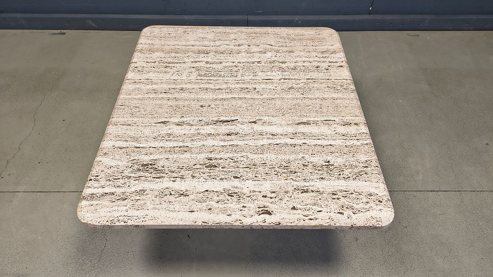 Thumbnail: Vintage travertine coffee table, 1970s