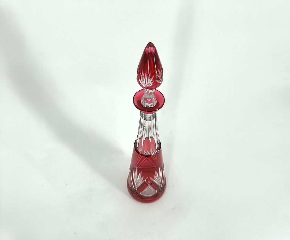 Thumbnail: Crystal caraffe or decanters by Val Saint Lambert, 1960s