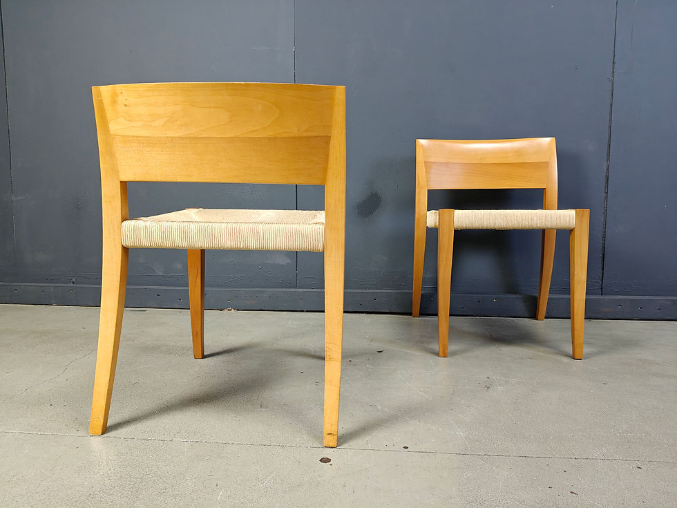 Thumbnail: Ticino dining chairsby Bruno Reichlin for Molteni, 1990s